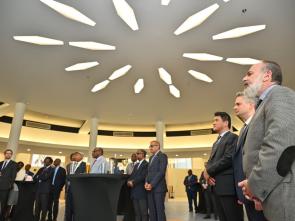 Official handover of the Africa Hall model to ECA by Australia Embassy