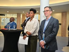 Official handover of the Africa Hall model to ECA by Australia Embassy