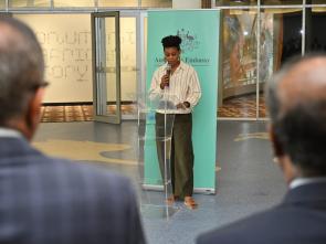 Official handover of the Africa Hall model to ECA by Australia Embassy