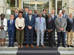 Official handover of the Africa Hall model to ECA by Australia Embassy