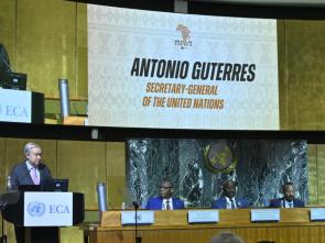 Inaugurating Renovated Hall, Secretary-General Calls to ‘Renew Pledge to Work for People of Africa’