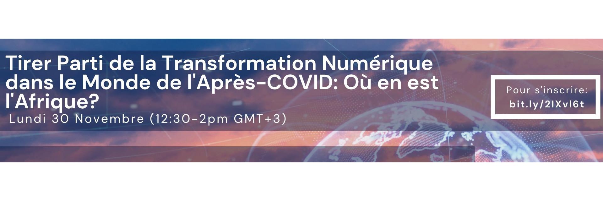 Tirer parti de la transformation numérique à l’ère post COVID-19