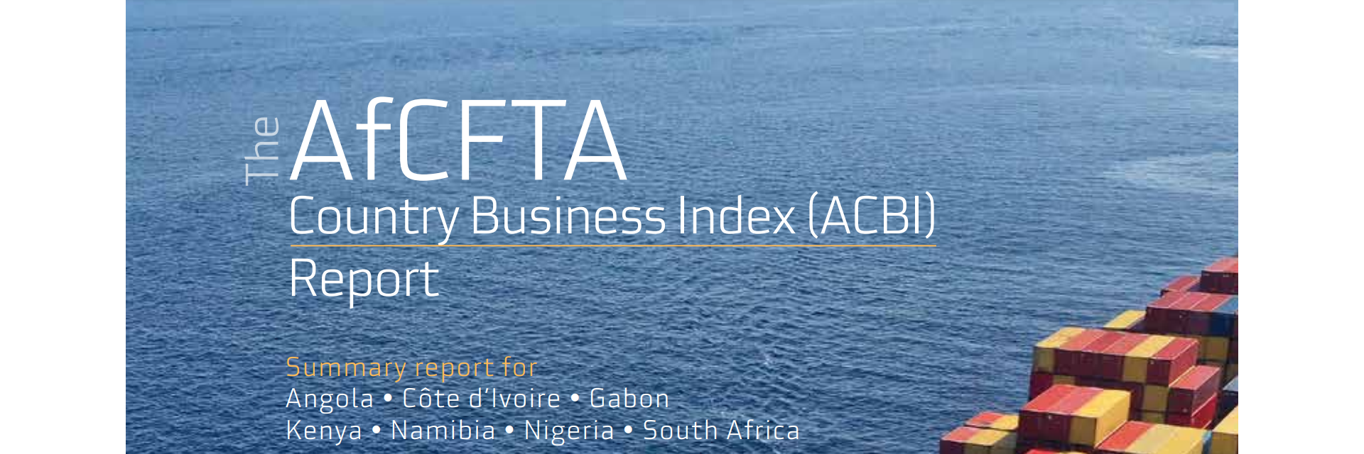 High-level event to launch ECA reports on the African Continental Free Trade Area (AfCFTA) and the Private-sector
