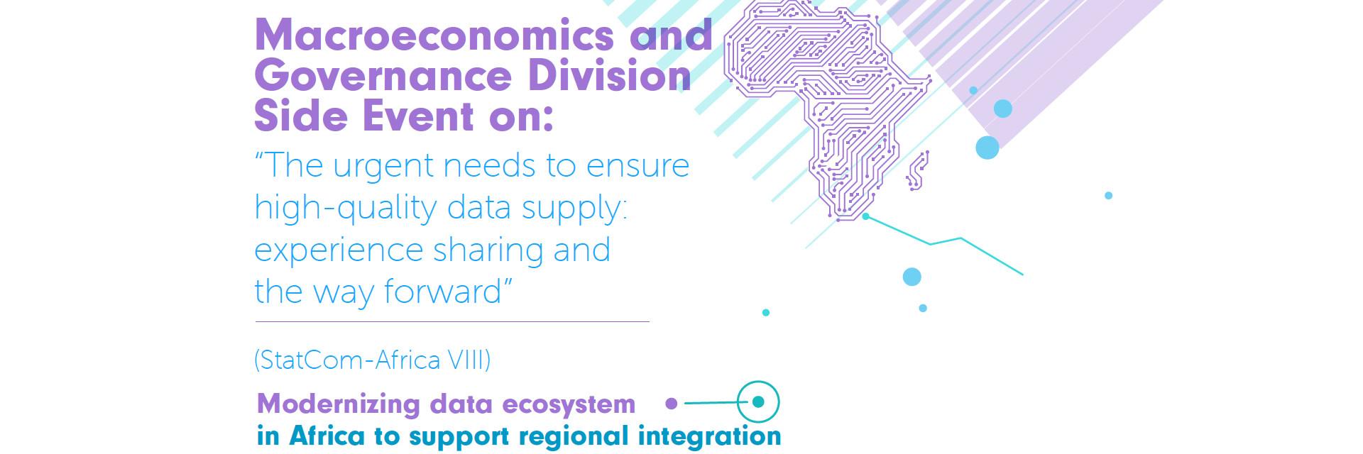 Side event on "The urgent needs to ensure high-quality data supply"