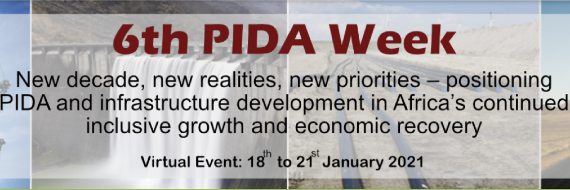 All is set for 6th PIDA Week that will discuss Africa’s infrastructure priorities