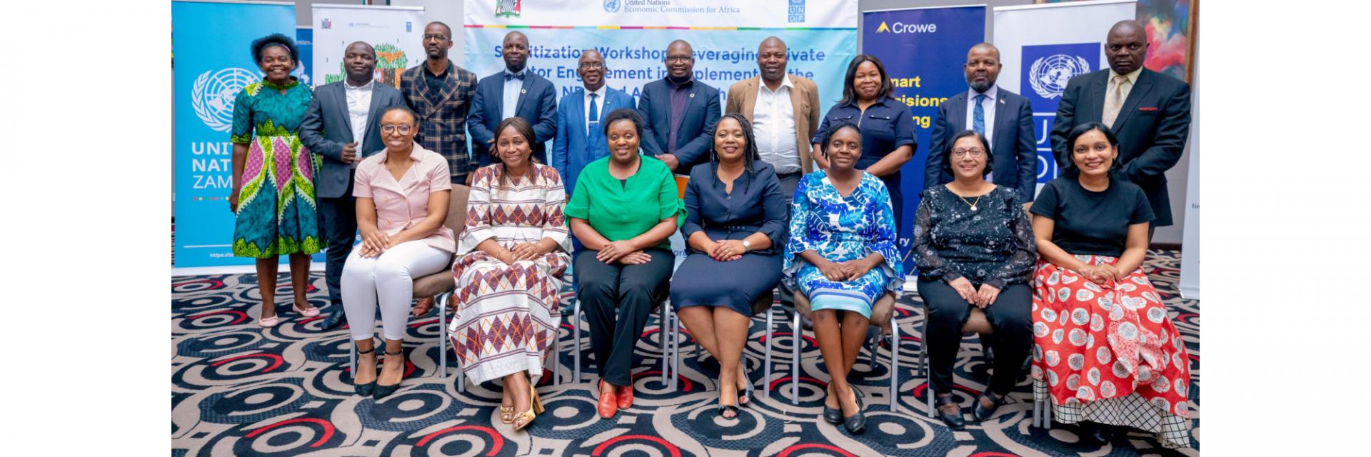 Zambia’s Sensitization workshop discusses role of private sector in 8th NDP and SDGs