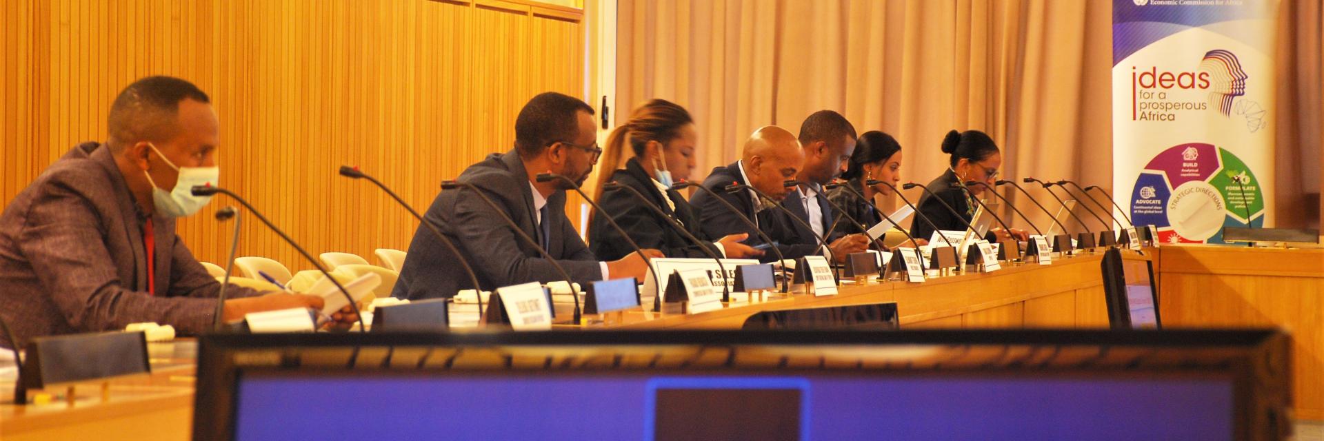 Issued by: Communications Section Economic Commission for Africa PO Box 3001 Addis Ababa Ethiopia Tel: +251 11 551 5826 E-mail: eca-info@un.org