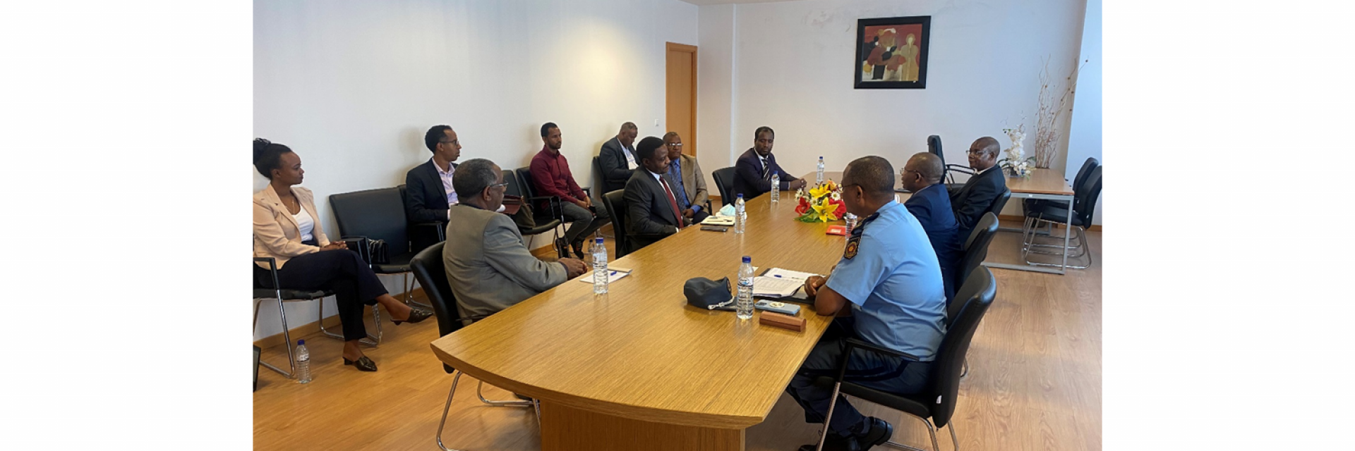 The study tour to the Mozambique revenue authority with FDRE officials