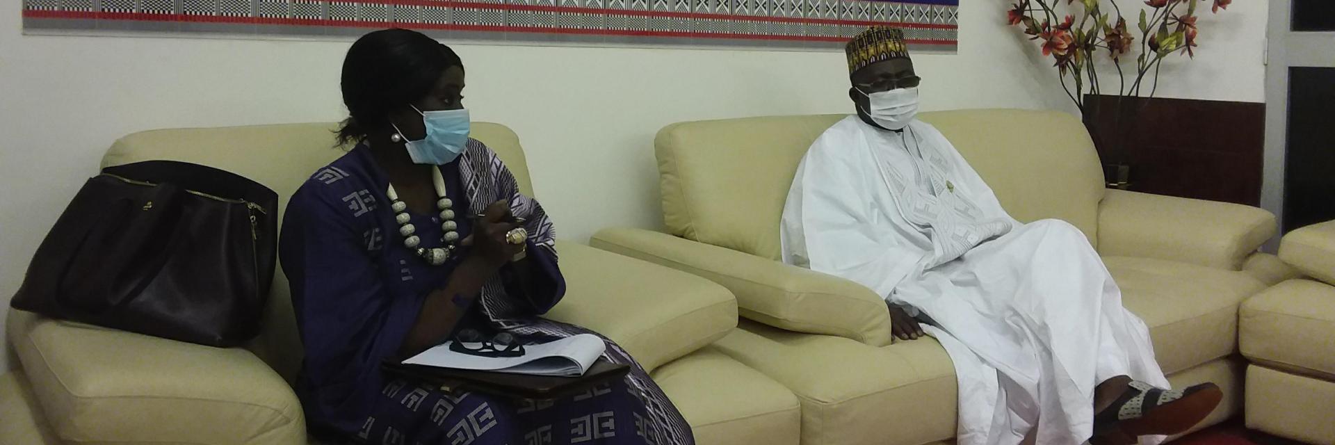 Rencontre entre la Directrice de la CEA en Afrique de l’Ouest et le 3eme Vice-Président de l'Assemblée Nationale du Niger : La promotion de l’utilisation des TIC dans l’espace CEDEAO au centre des discussions