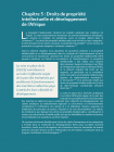 Droits de propriété intellectuelle et développement de l'Afrique