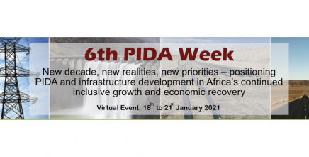 All is set for 6th PIDA Week that will discuss Africa’s infrastructure priorities