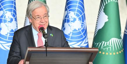 Secretary-General’s bilingual statement to the media following the annual AU-UN conference
