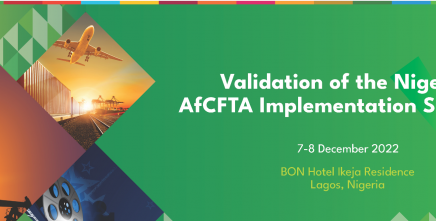 Validation session of Nigeria’s national strategy and implementation plan for the AFCFTA