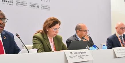 Statement by Mr. Claver Gatete at the FFD4 High-Level side event - Mobilizing finance for sustainable development