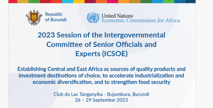 Bujumbura hosts ECA Regional Intergovernmental conference of Senior Officials and Experts